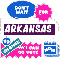 Vote Early Election 2020 Sticker by Creative Courage