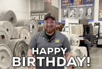 Happy Birthday Congrats GIF by Floor Trader of Tacoma