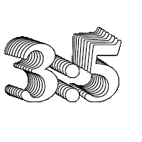 adrianvalia 3 5 three five Sticker