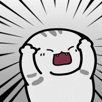 Shocked Cute Cat GIF by Lord Tofu Animation