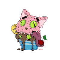 Melting Ice Cream Sticker