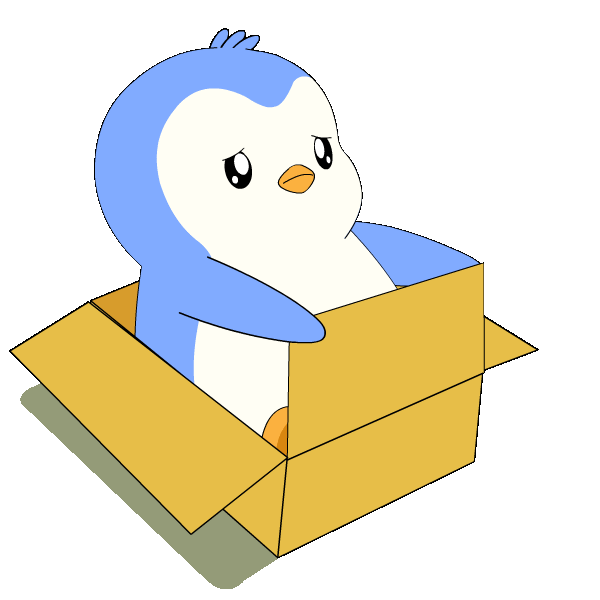 Penguin Driving Sticker by Pudgy Penguins