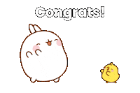 Happy Cartoon Sticker by Molang