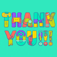 zhion illustration lettering coronavirus thankyou GIF