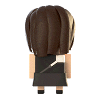 Pixel 3D Sticker by ViuTV