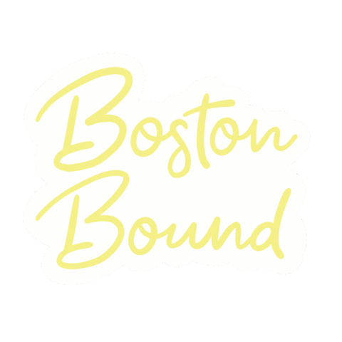 TiffanyHoughton giphyupload boston tiffanyhoughtonboston bostonbound Sticker