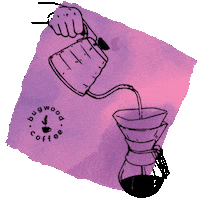 Smithers Coffeeroaster Sticker by Bugwood Coffee