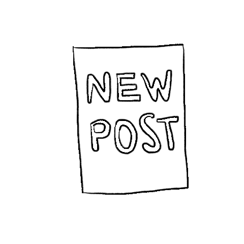 Post Read Sticker by katxdesign