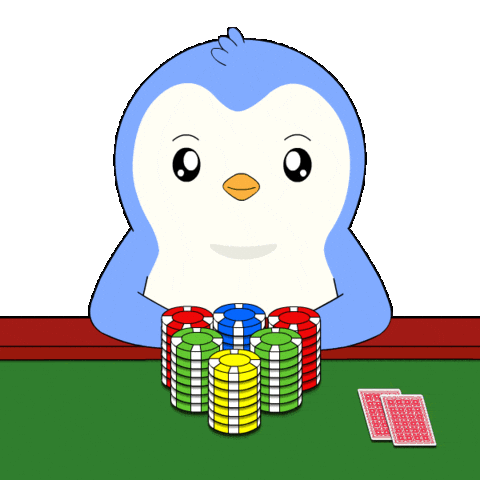 Happy All In Sticker by Pudgy Penguins