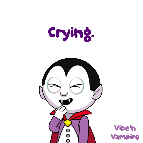 Halloween Crying Lol Sticker by VeeFriends