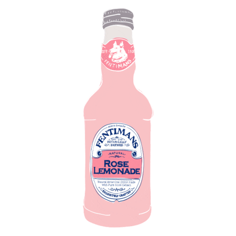 Soft Drinks Pink Sticker by Fentimans ltd