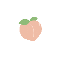 qendoau aesthetic fruit butt peach Sticker