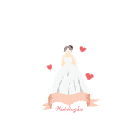 Weddingku_Group wedding bride groom nikah Sticker