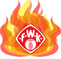 soccer fire Sticker by FC Würzburger Kickers