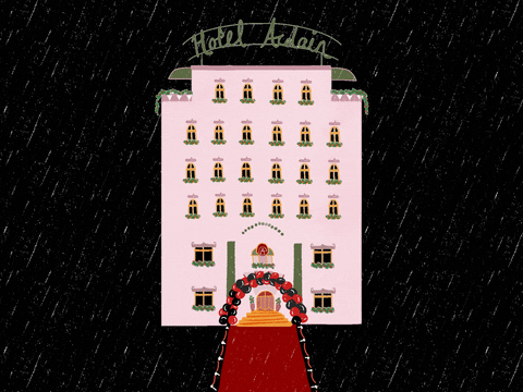 acdain giphyupload pink vacation welcome GIF