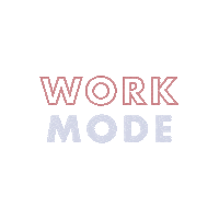 Work Mode Sticker by Beauty by Earth