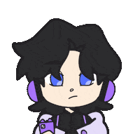 moonetone kawaii question oc originalcharacter Sticker