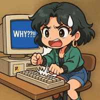 Frustrated Chibi GIF by Persona