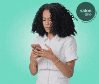 Shocked Phone GIF by Salon Line