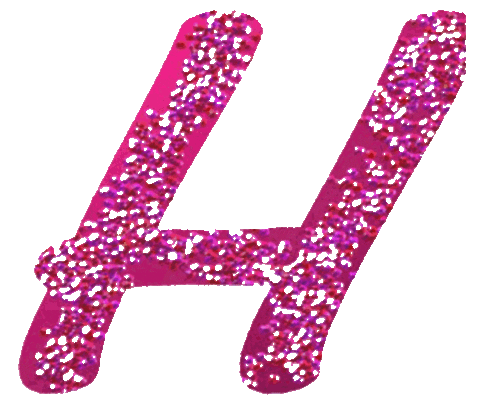 Letter H Sticker