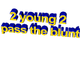 weed pass the blunt Sticker by AnimatedText