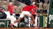Stretching Novak Djokovic GIF by Roland-Garros