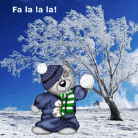 Teddy Bear Christmas GIF