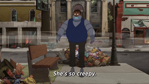 Scared Animation GIF by AniDom