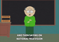 mr. garrison teacher GIF by South Park 