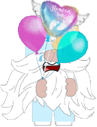 Angel Baby Gnome Sticker