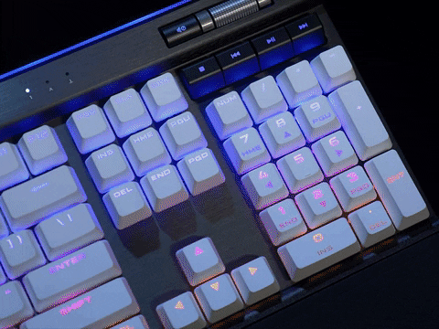 corsair rgb keyboard GIF by CORSAIR