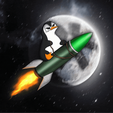 To The Moon Crypto GIF by pengztracted