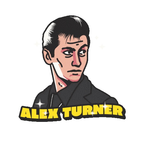 Arctic Monkeys Party Sticker by musketon