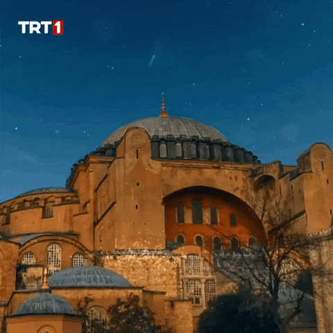 Hagia Sophia Night GIF by TRT