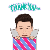 Thanks Thank You Sticker