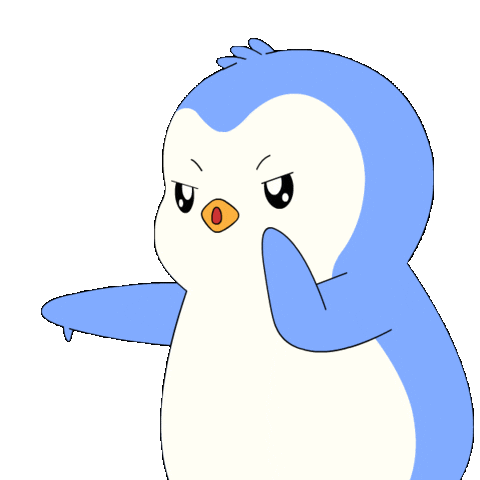 Penguin No Sticker by Pudgy Penguins