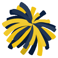 Go Blue Michigan Football Sticker by College Colors Day