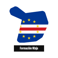 Cabo Verde Flag Sticker by Formación Ninja