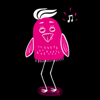 Rebexi music dancing bird dancing bird GIF