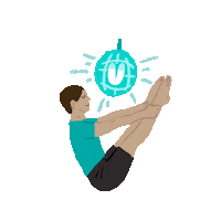 Teaser Pilates Sticker by Upside Motion