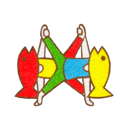 Fish 魚 Sticker by Naoshi