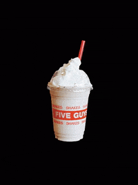 FiveGuys_ES guys five milkshake shakes GIF