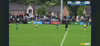 Player Fails at an Elaborate Throw-In Attempt During Irish Schoolboys' Soccer Game