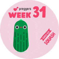 Baby Pregnancy Sticker by Preggers