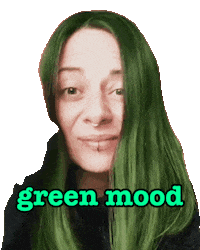 Mood Colored Hair Sticker by Groc and Roll