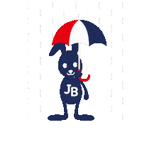 JackBunny golf rabbit うさぎ rainyday Sticker