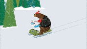 Sledding Winter Sports GIF by Salesforce