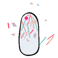 nails manicure Sticker by Color Camp