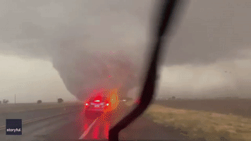 Huge Tornado Touches Down in Texas
