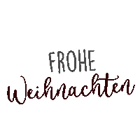Christmas Frohe Weihnachten Sticker